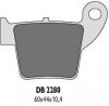 Delta Braking HONDA 450 CRF X (05-13) klocki hamulcowe tył